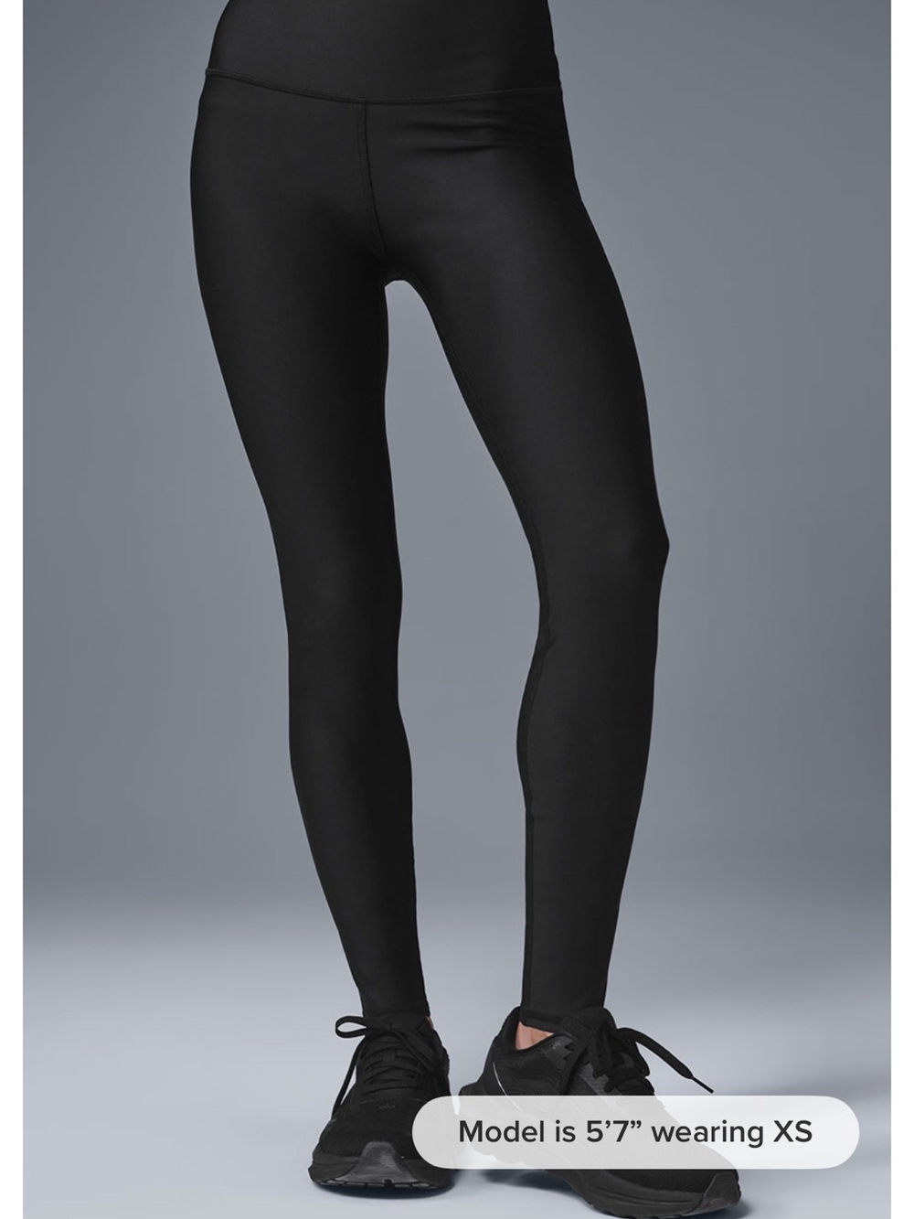 ALO Yoga Black High-Waist Leggings (full length)